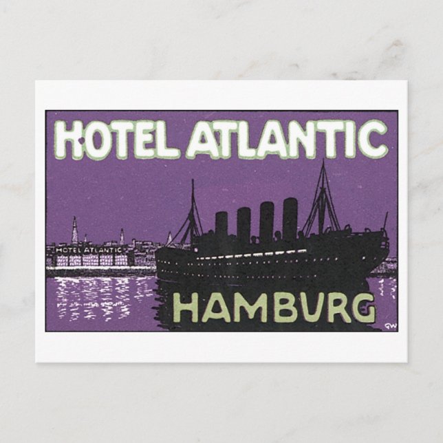 Hotel Atlantic Hamburg Vykort (Framsida)