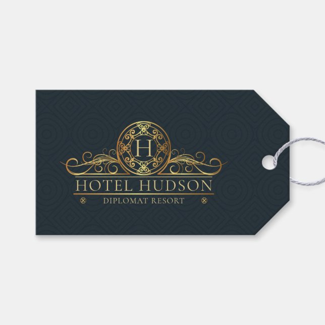 Hotel Branding Marketing Material Presentetikett (Framsidan (Horisontell))