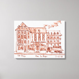 Hotel Brasserie Armoricaine | Saint Malo, Bretagne Canvastryck