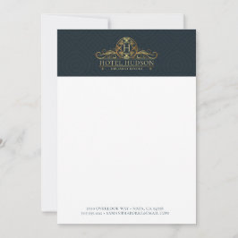 Hotel Business Luxury Guld Blue