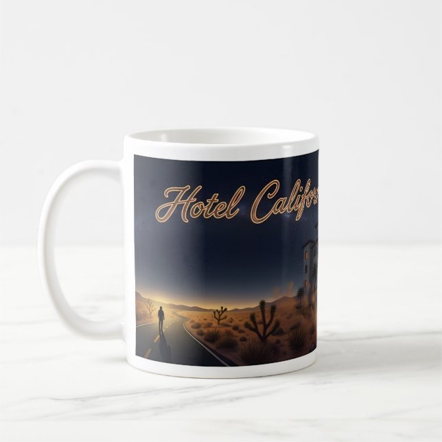 Hotel California Öken Natt Mysterium Mugg (Vänster)