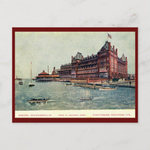 Hotel Chamberlain, Fortress Monroe, Virginia Vinta Vykort