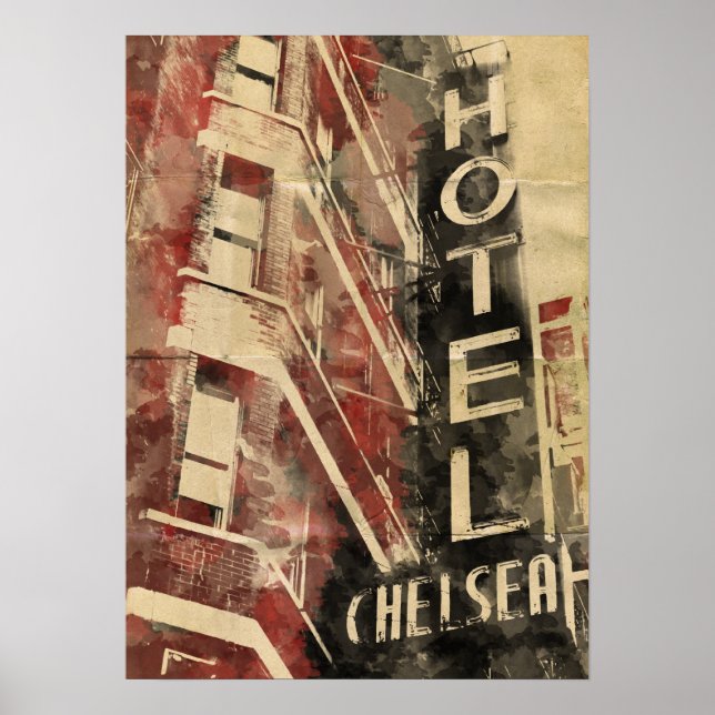 Hotel Chelsea Hotel Poster (Framsidan)