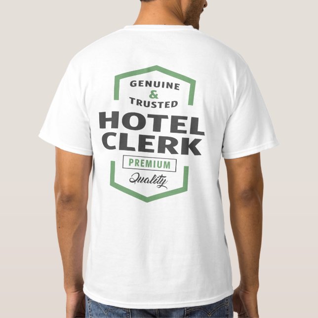 Hotel Cleck Logotyp Gift Ideas. Tee (Baksida)