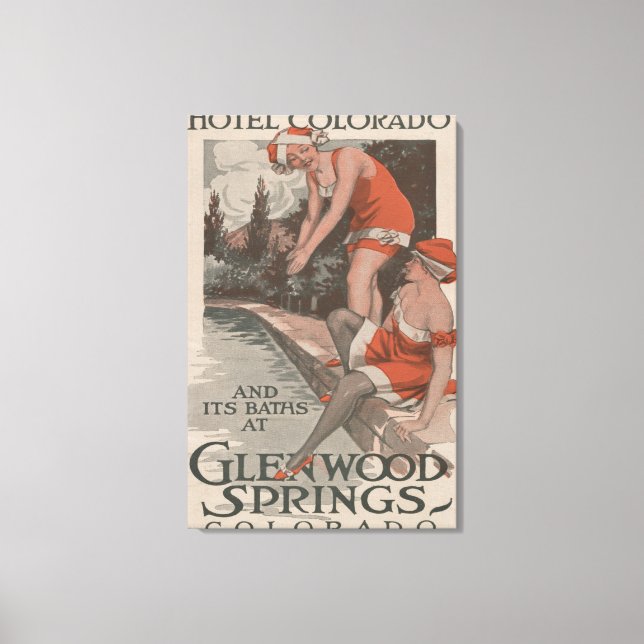 Hotel Colorado & Baths Poster Canvastryck (Framsida)