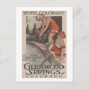 Hotel Colorado & Baths Poster Vykort