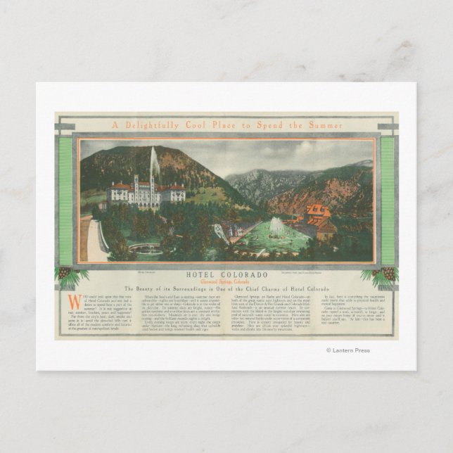 Hotel Colorado Brochure Vykort (Framsida)