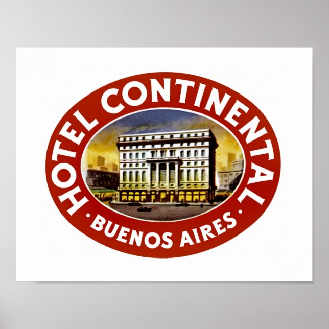 Hotel Continental Buenos Aires Poster (Framsidan)
