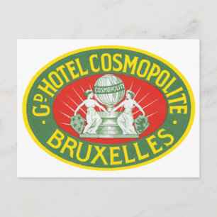 Hotel Cosmopolite, Bryssel Vykort