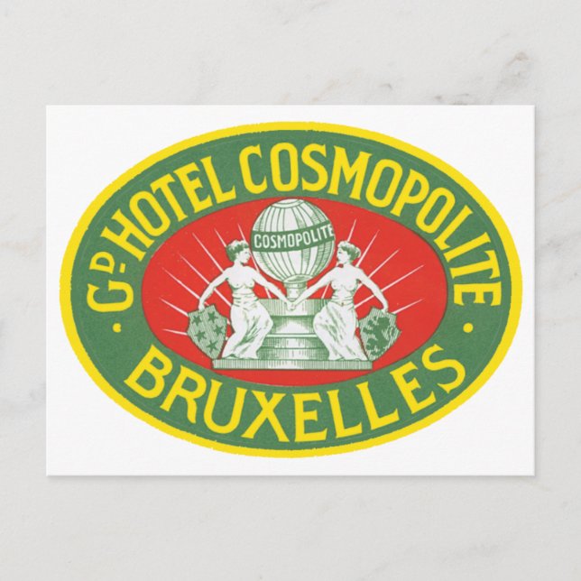 Hotel Cosmopolite, Bryssel Vykort (Framsida)