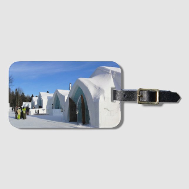 Hotel de Glace, Quebec, Kanada Bagagebricka (Framsida horisontal)