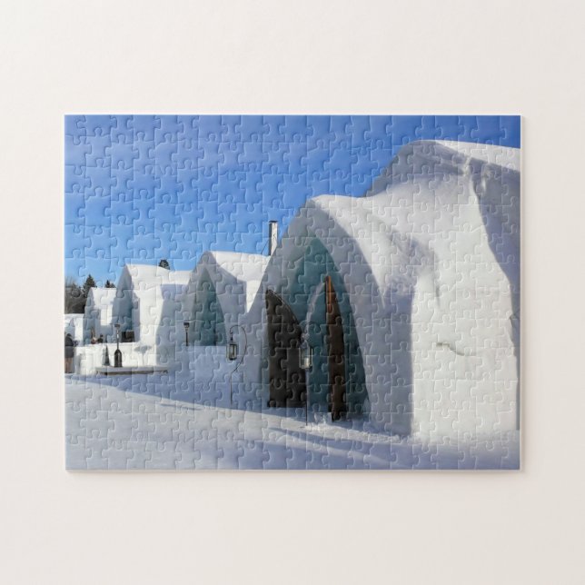 Hotel de Glace, Quebec, Kanada Pussel (Horisontell)