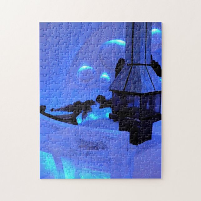 Hotel de Glace, Quebec, Kanada Pussel (Vertikal)