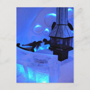 Hotel de Glace, Quebec, Kanada Vykort