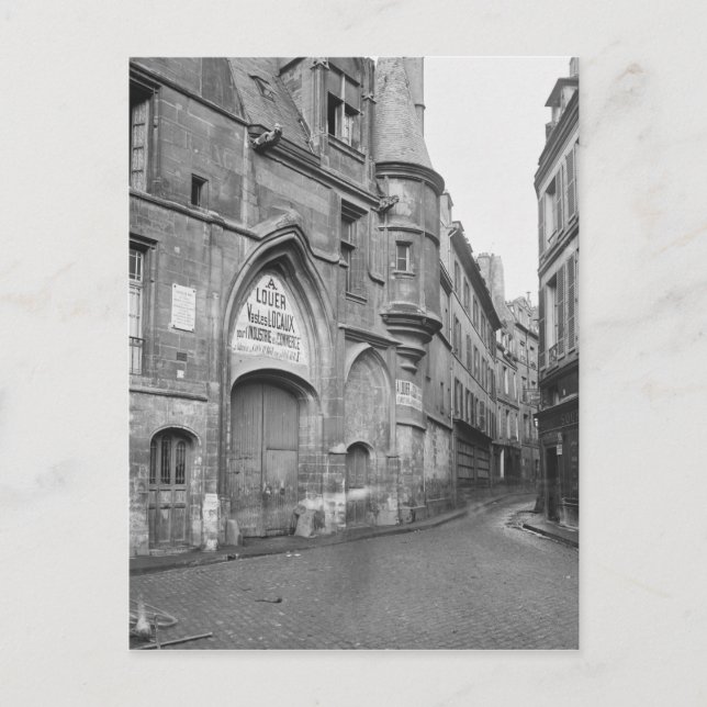 Hotel de Sens, 1800-talet-tidigt Vykort (Framsida)