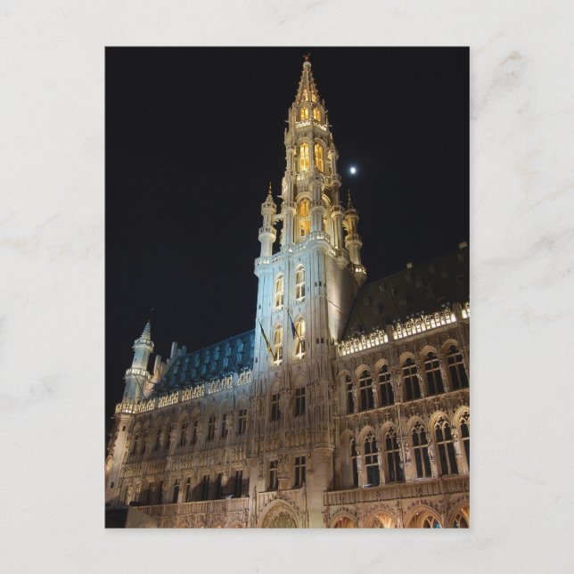 Hotel de ville Bruxelles Vykort (Framsida)