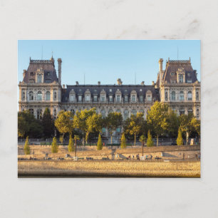 Hotel de Ville i Paris, Frankrike Vykort