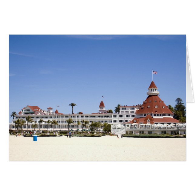 Hotel del Coronado9 Hälsningskort (Framsidan Horizontal)