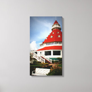 Hotel Del Coronado Canvastryck