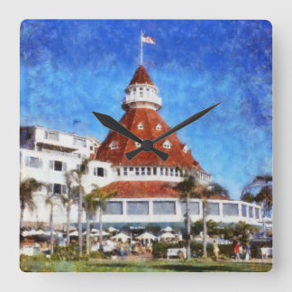 Hotel Del Coronado Fyrkantig Klocka