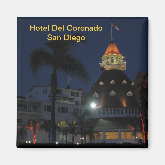 Hotel Del Coronado San Diego Kalifornien Magnet (Framsidan)
