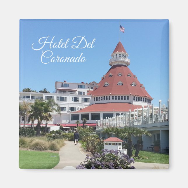 Hotel Del Coronado Square Magnet (Framsidan)