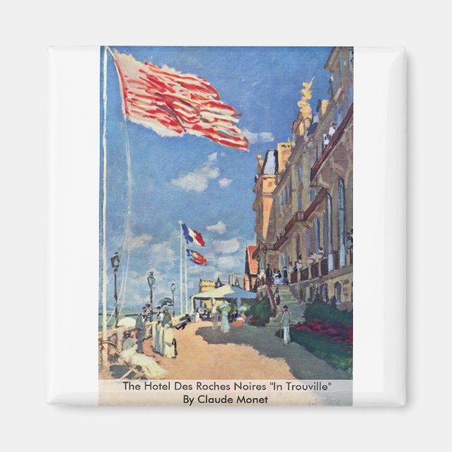 Hotel Des Roches Noires "In Trouville" Magnet (Framsidan)
