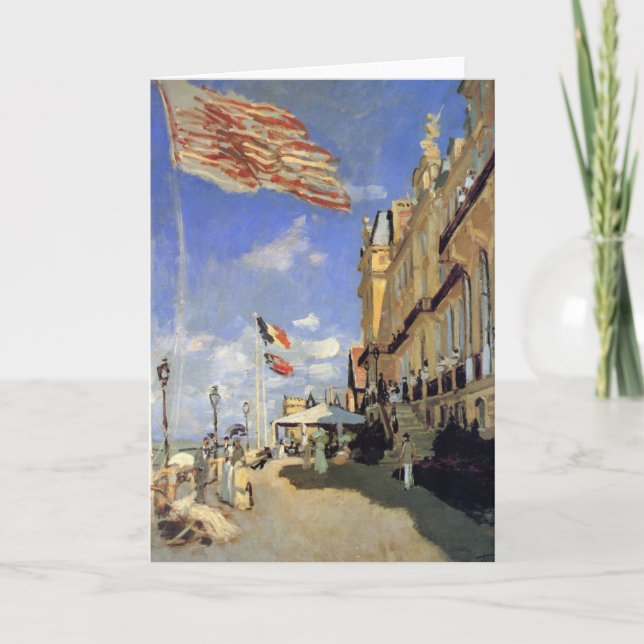 Hotel des Roches Noires, Trouville av Claude Monet Kort (Framsida)