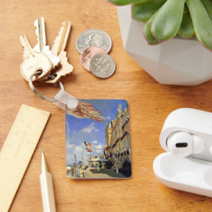 Hotel des Roches Noires, Trouville av Claude Monet Nyckelring