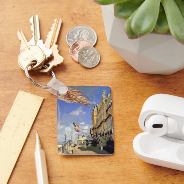 Hotel des Roches Noires, Trouville av Claude Monet Nyckelring (Skrivbord)