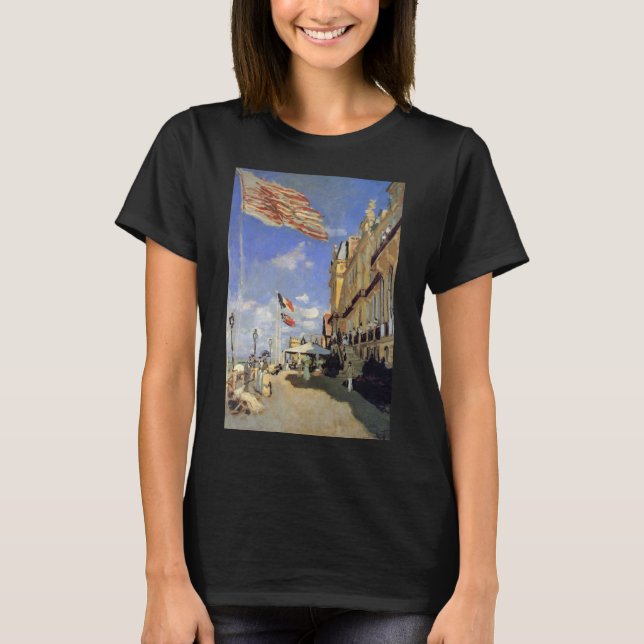 Hotel des Roches Noires, Trouville av Claude Monet T Shirt (Framsida)
