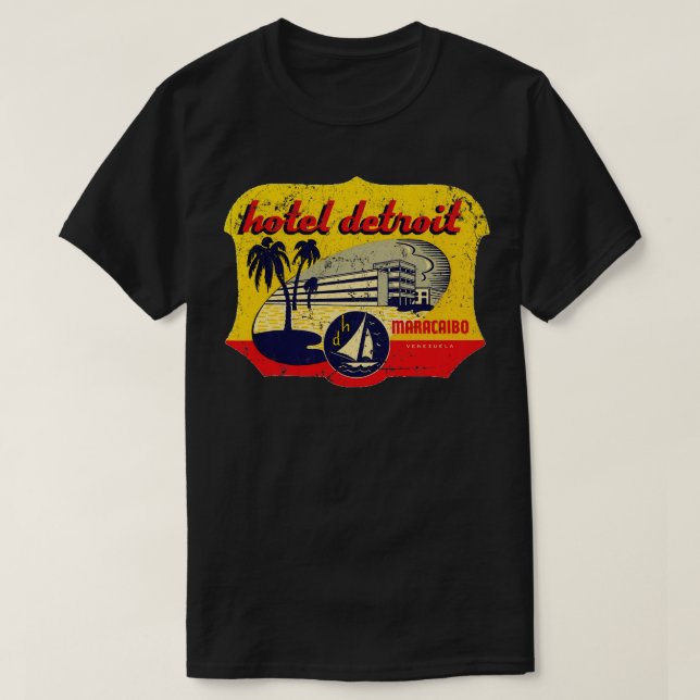 Hotel Detroit T Shirt (Design framsida)