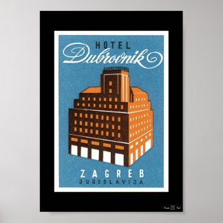 HOTEL DUBROVNIK POSTER