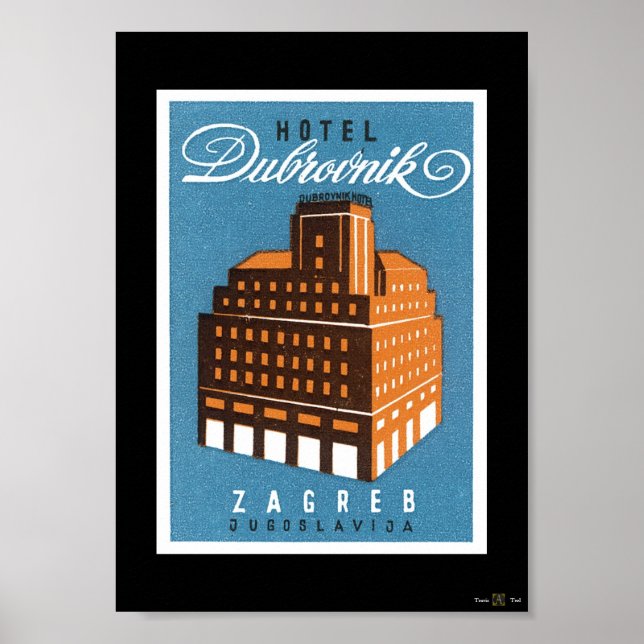 HOTEL DUBROVNIK POSTER (Framsidan)