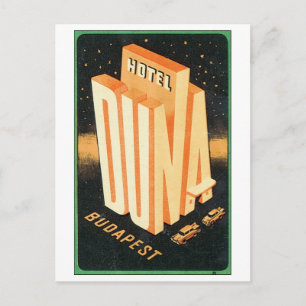 Hotel Duna, Budapest Vykort