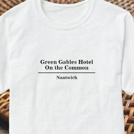 Hotel eller Restaurant Namn T-Shirt