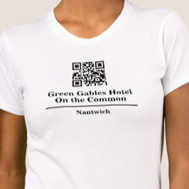 Hotel- eller Restaurant Shirt med QR-kod T-Shirt