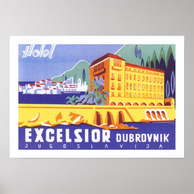 Hotel Excelsior Dubrovnik Poster (Framsidan)