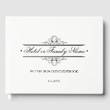 Hotel-familjen med elegant Black and White Personl