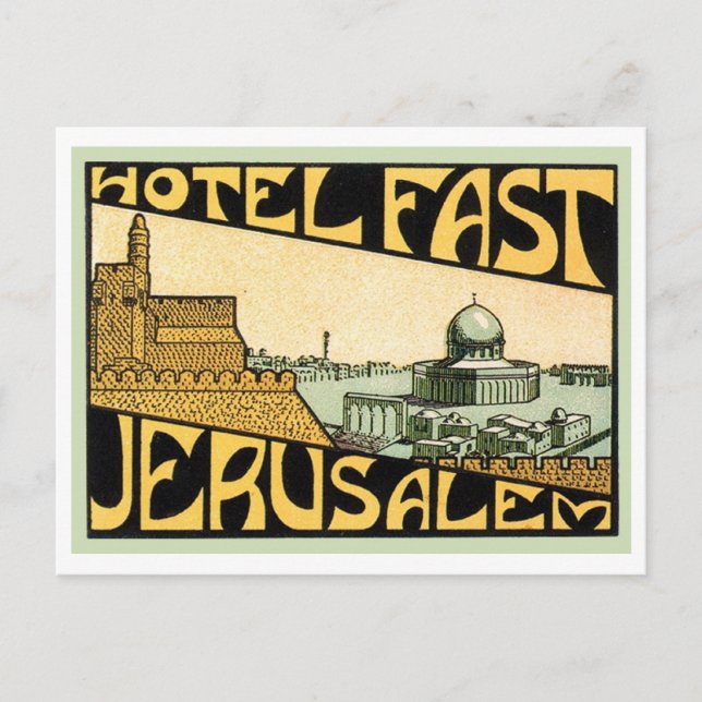 Hotel Fast Jerusalem Vykort (Framsida)