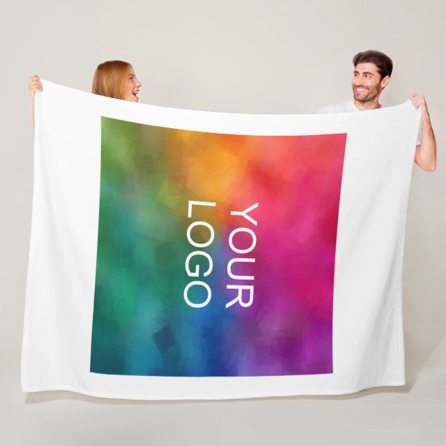 Hotel Hostel Motel Guest House Din Logotyp Fleecefilt (På plats)