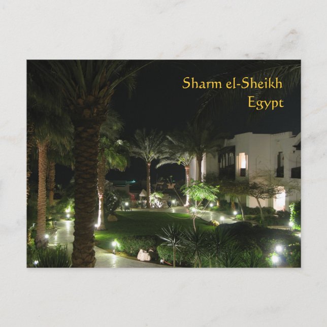 Hotel i Sharm el-Sheik Vykort (Framsida)