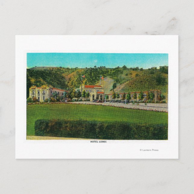 Hotel Lebec and GroundsRidge Route, CA Vykort (Framsida)