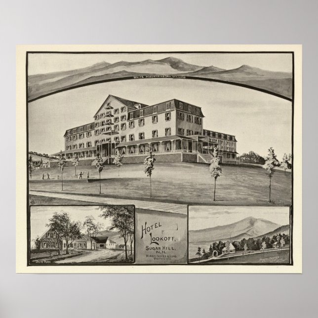 Hotel Lookoff, Sugar Backe, NH Poster (Framsidan)