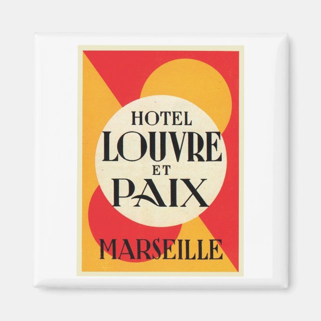 Hotel Louvre et Paix Marseille Magnet (Framsidan)