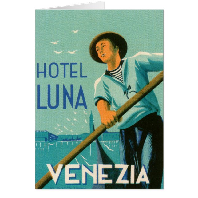 Hotel Luna Venezia Hälsningskort (Framsidan)