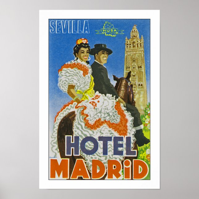 Hotel Madrid Poster (Framsidan)