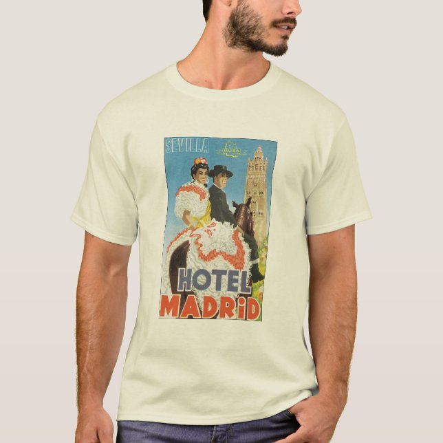 Hotel Madrid T Shirt (Framsida)