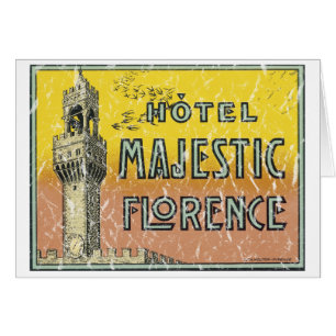 Hotel Majestic - nödlidande Hälsningskort