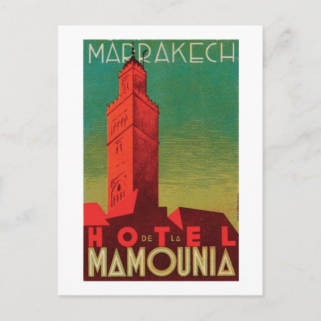 Hotel Mbeloppia Marrakech Vykort (Framsida)